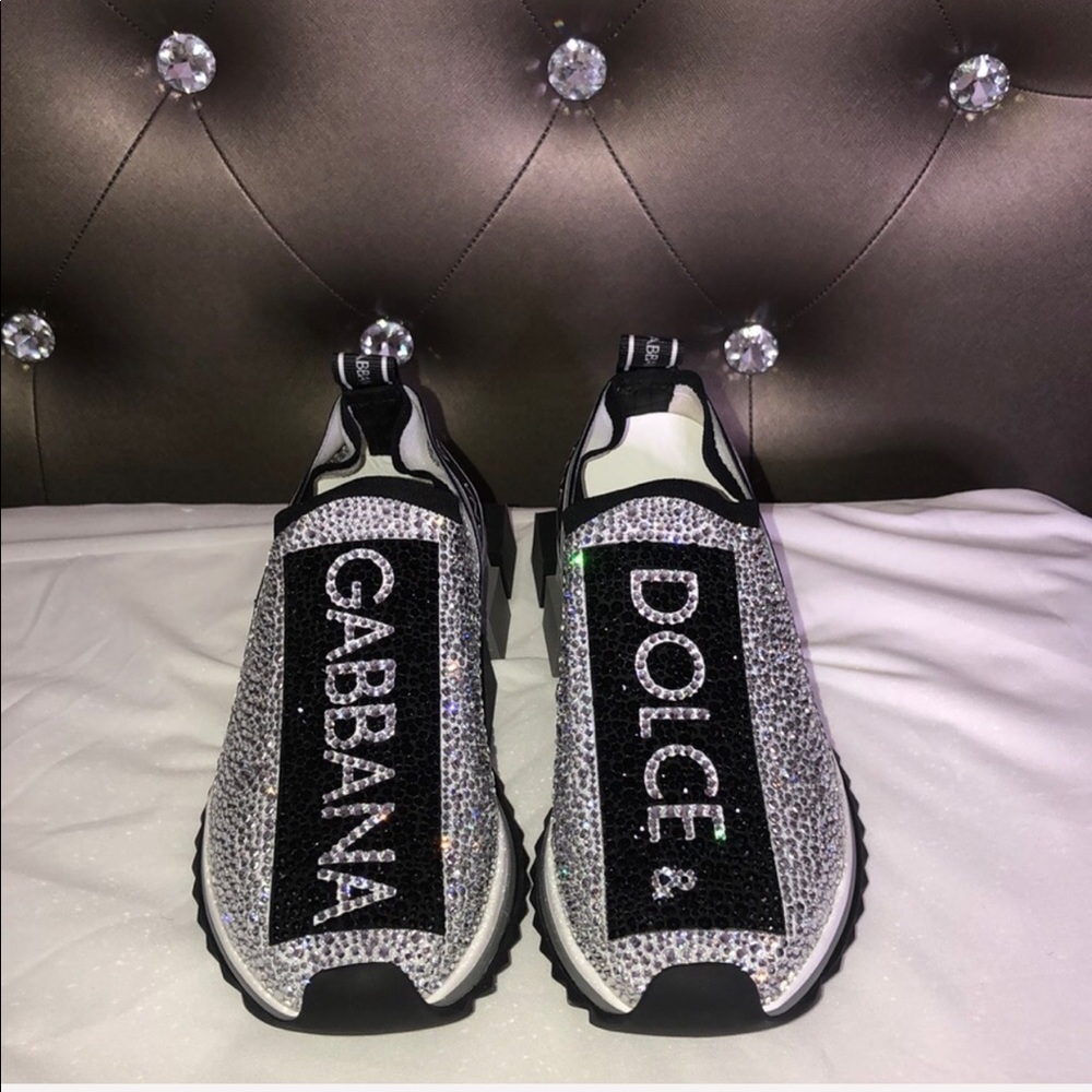 (New season) DOLCE & GABBANA SLIP-ON SNEAKERS